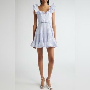 Zimmermann Light Blue Mini Dress